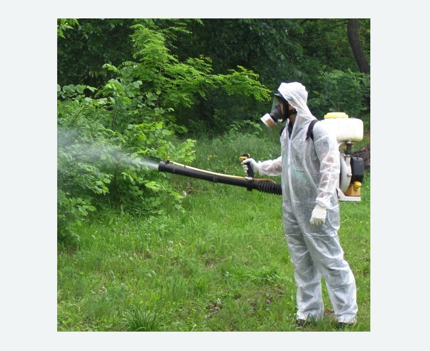 обработка территории от клещей в Карталах